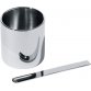 "Nouvel" sugar bowl with spoon by ALESSI